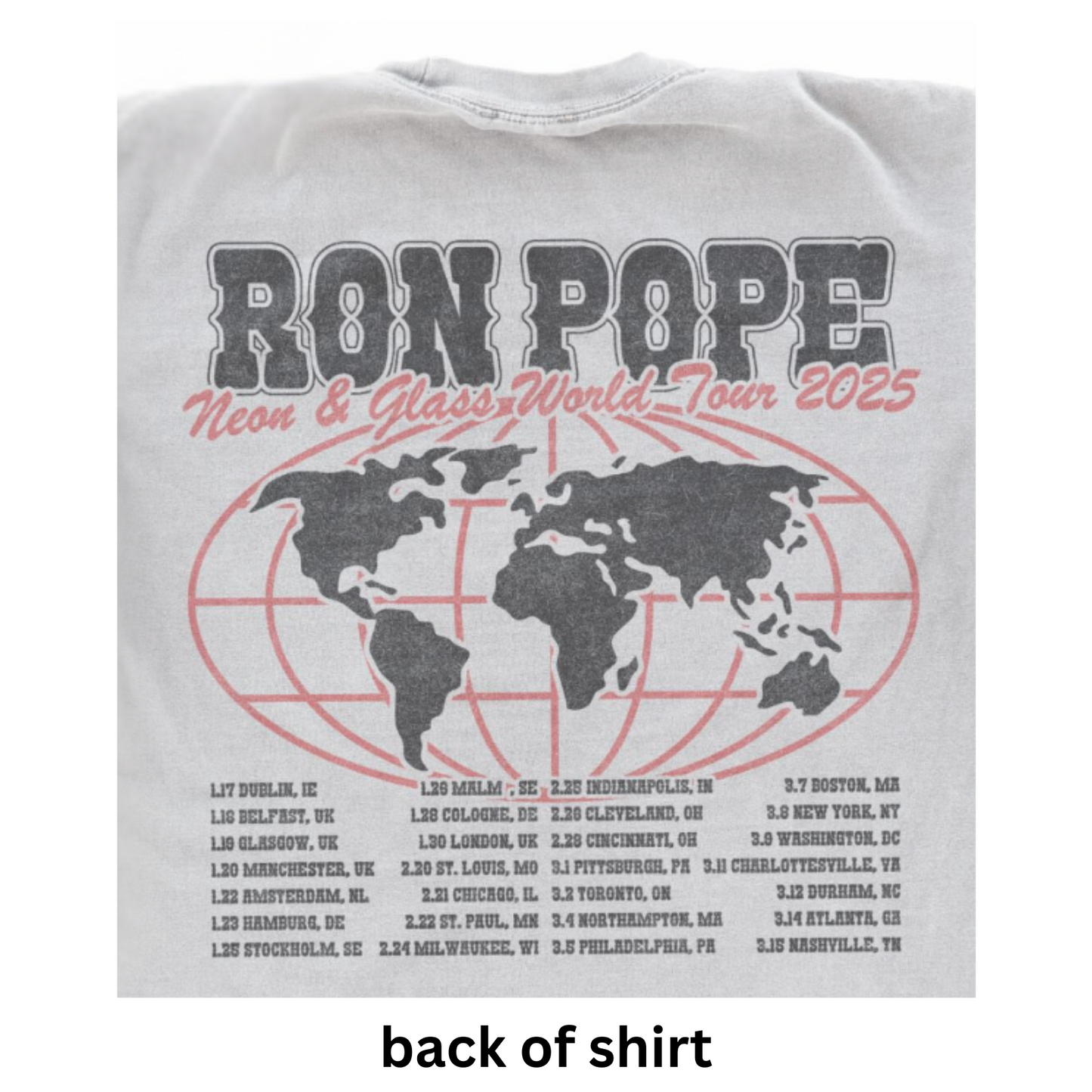 Neon & Glass Tour Tee